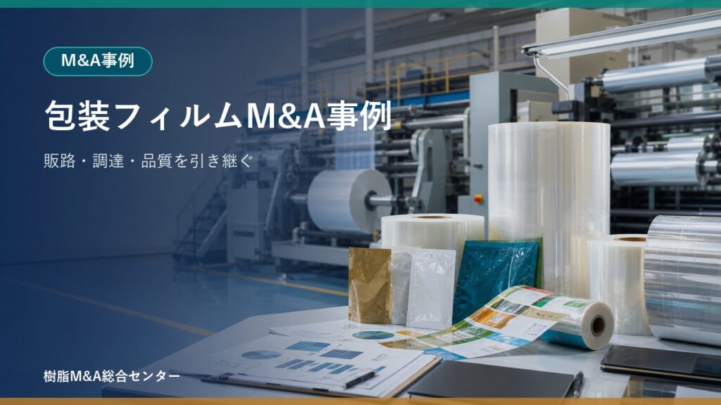 軟包装フィルム・パッケージ材企業の買収事例から見る樹脂M&Aの販路承継のアイキャッチ画像