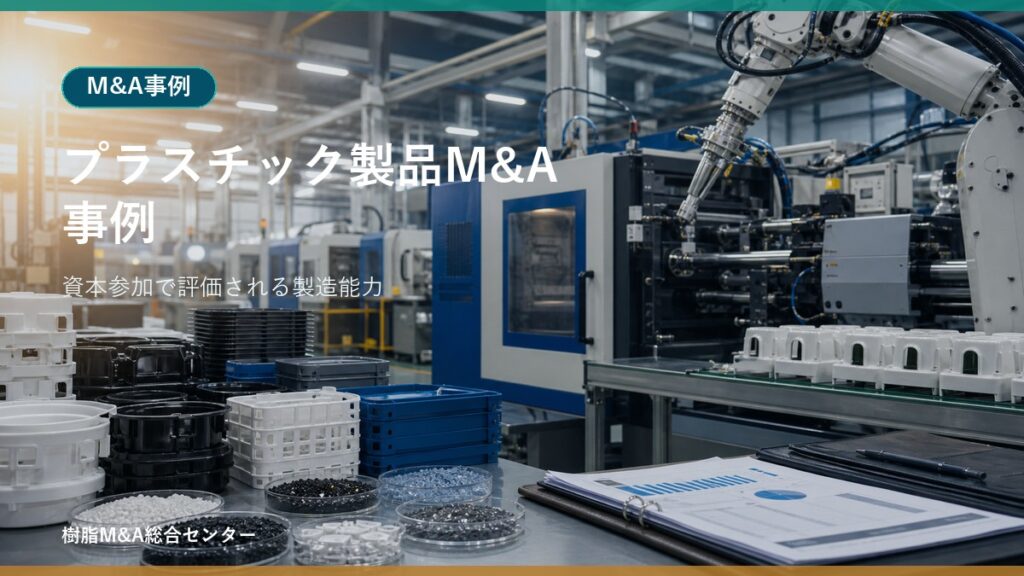 プラスチック製品製造会社への資本参加事例で見る買い手の評価ポイントのアイキャッチ画像
